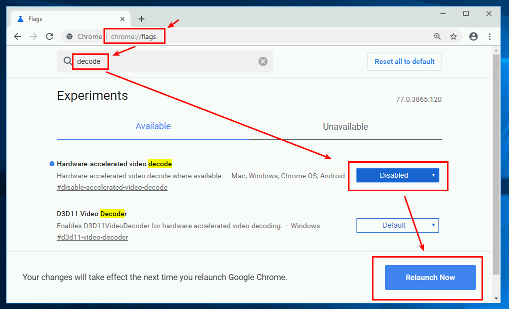 Afsky klinge navigation Disabling GPU-accelerated video decoding in Chrome for improved performance  – Technical Support